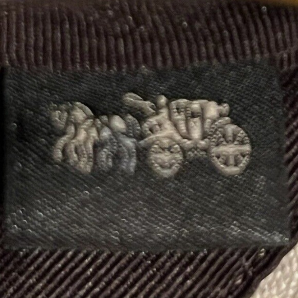 NEW COACH Crossgrain Leather Small Corner Zip Wristlet CV396 F58032 Chalk White - Picture 9 of 9